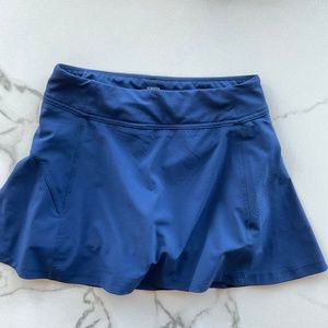Athleta Girls Back-to-School Skort navy tennis skirt, great condition, L/12